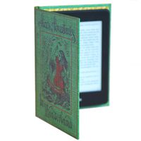 Kindle Paperwhite Case (All Versions Including 2018 Waterproof Model) Book Cover Style (New Alice in Wonderland)