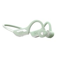 Mixcder J31 Bone Conduction Headphones with Bluetooth 5.0 Open-Ear Wireless headsets, Lightweight Sports Earphones with Mic, Waterproof IPX6, Reflective Strips for Running, Cycling, Jogging Green