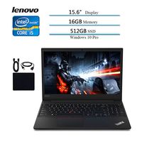 Lenovo 2019 Premium Flagship ThinkPad E590 Laptop, 8th Gen Intel Core i5-8265U, up to 3.9 GHz, 16GB DDR4 RAM, 512GB SSD, Bluetooth 5.0, HDMI, Windows 10 Pro w/ Hesvap Accessories