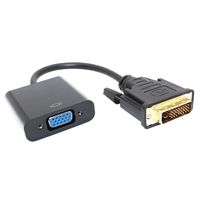 DVI to VGA, zdtop VGA to DVI-D 24+1 DVI Male to VGA Female Converter DVI to VGA Adapter
