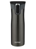 Contigo AUTOSEAL West Loop Vaccuum-Insulated Stainless Steel Travel Mug, 20 oz, Black