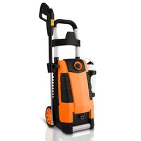 TEANDE 3800PSI Electric Pressure Washer, MAX 2.8GPM Electric Power Washer 1800W High Pressure Washer MR3800 (Orange)