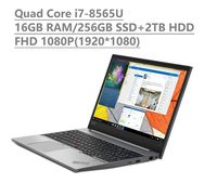 2019 Lenovo Thinkpad E590 15.6" FHD Full HD IPS Business Laptop (Intel Quad Core i7-8565U, 16GB DDR4 RAM , 256GB Toshiba PCIe NVMe M.2 SSD + 2TB HDD) Fingerprint,Type-C, HDMI, Ethernet, Windows 10 Pro