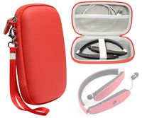 Wireless Foldable Sports Neckband Bluetooth Headphone Case for NEXGADGET, EGRD, HOBEST, Moche, Fetta, dostyle, Senbowe, Levin,Dylan, pkman, Bestyoyo, ATC, VICTA, AVIVANT, souldio(Red)