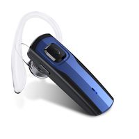 Bluetooth Headset, Handsfree Wireless Bluetooth Earpieces - Cell Phone Mic Noise Cancelling Earphones for Business Sport Driving Bluetooth V4.1 Earbuds Headphone for iPhone Android Laptop (Grey)