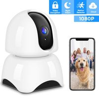 IP Camera Wireless 1080P, Home Security Camera WiFi 2.4Ghz Baby Monitor Indoor Camera with Night Vision Motion Detection Two-Way Audio for Baby/Elder/Pet Monitor Cloud Service Available