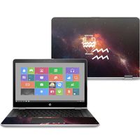 Mightyskins Skin Compatible with Hp Pavilion X360 14" (2017) - Aquarius | Protective, Durable, and Unique Vinyl Decal Wrap Cover | Easy to Apply, Remove, and Change Styles | Made in The USA
