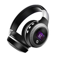 YJYdada Zealot B19 Wireless Headphone Stereo Bluetooth 4.1 TF MIC FM Radio LCD Headset (Black)
