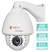 IMPORX 30X Auto Tracking PTZ IP Camera - 30X Optical Zoom 1080P Full HD Camera - H.265 ONVIF High Speed Outdoor Camera, Support SD Card and P2P, 500ft(150M) IR Distance, with Fan Heater and Wiper