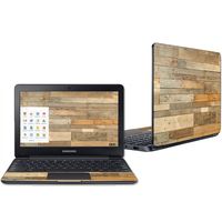 Mightyskins Skin Compatible with Samsung Chromebook 3 11.6" - Reclaimed Wood | Protective, Durable, and Unique Vinyl Decal Wrap Cover | Easy to Apply, Remove, and Change Styles | Made in The USA