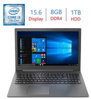 Lenovo IdeaPad 330 15.6" HD Business Laptop, Intel Dual-Core i3-8130U Up to 3.4GHz (Beat i5-7200U), 8GB DDR4, 1TB HDD, WiFi, Bluetooth, HDMI, Windows 10 (Onyx Black)