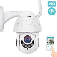 PTZ Outdoor Security Camera 2.4G WiFi with Motion Detection, TOWODE Waterproof Home Wireless Security Camera 1080P CCTV Surveillance Cameras IP IR-Lens JPEG Snapshot Function (Surveillance Cameras)