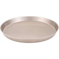CHEFMADE Pizza Pan, 10-Inch Non-Stick Pancake Bakeware, FDA Approved for Oven Baking (Champagne Gold)