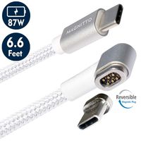 MAGNITTO Adapter - Magnetic Charger - Magnetic Adapter - USB C Magnetic - USB-C Power Cable - Magnetic Type C - Magnetic Charging Cable - Replacement for MacBook Pro USB C Cable, 87w 6.6ft