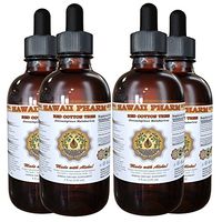 Red Cotton Tree Liquid Extract, Red Cotton Tree (Gossampinus Malabarica) Flower Tincture, Herbal Supplement, Hawaii Pharm, Made in USA, 4x4 fl.oz