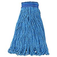 Rubbermaid Commercial E238 Universal Headband Mop Head, Cotton/Synthetic, 24oz, Blue (Case of 12)