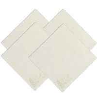 VIPbuy 4 Pack (8" x 8") Natural Chamois Leather Cleaning Cloths for Glasses, Eyeglasses, Camera Lens, Cell Phones, Computers, Tablets, LCD Screens, Antique, Instrument