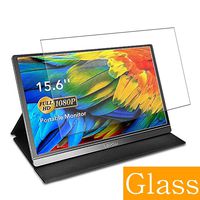 Synvy Tempered Glass Screen Protector for Lepow 15.6" Display Monitor Visible Area Protective Screen Film Protectors 9H Anti-Scratch Bubble Free