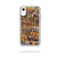 MightySkins Skin Compatible with OtterBox Symmetry iPhone XR Case - Deer Pattern | Protective, Durable, and Unique Vinyl Decal wrap Cover | Easy to Apply, Remove, and Change Styles | Made in The USA