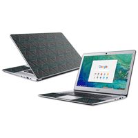 MightySkins Skin Compatible with Acer Chromebook 15" (2018) - Triangle Stripes | Protective, Durable, and Unique Vinyl Decal wrap Cover | Easy to Apply, Remove, and Change Styles | Made in The USA