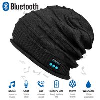 Upgraded Wireless Bluetooth Beanie Hat with Headphones V5.0, Unique Christmas Tech Gifts for Teen Boys/Girls/Boyfriend/Him/Husband/Men/Dad/Women/ Stocking Stuffers/Built-in HD Stereo Speakers & Mic
