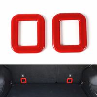 Dwindish Red ABS Decoration Trunk Hook Frame Cover for Jeep Renegade 2015 Up