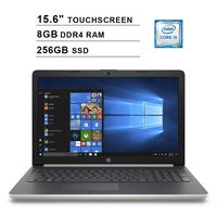 2019 Newest HP Pavilion 15.6 Inch Touchscreen Laptop (Intel Core i5-7200U up to 3.10 GHz, 8GB DDR4 RAM, 256GB SSD, Intel HD 620, WiFi, Bluetooth, HDMI, DVD, Webcam, Windows 10)