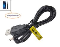 UpBright USB 5V DC Charging Cable PC Charger Cord Replacement for Fairywill Sonic Electric Toothbrush Model: FW-507 Black and White FW507 FW-ET507 FW-917 Pink and Black FW917 FW-917BK FWET917 SG-508