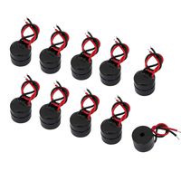 10PCS DC 12V Wired Connector Active Electronic Buzzer 85dB