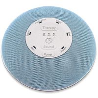 HoMedics Deep Sleep Mini Portable Sleep Sound Machine | 3 Programs, 3 White Noises, 2 Sounds, Guided Meditation, Auto-Off Timer, Rechargeable Battery | Blue