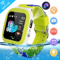 YENISEY Kids Waterproof Smart Watch,Children Phone IP67 Waterproof Smartwatch,Upgrade Touchscreen Smartwatchs,LBS Tracker SOS Anti-Lost Remote Camera Monitoring,Puzzle Game Watch for Girl Boy