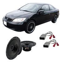 Compatible with Honda Civic 2001-2005 Rear Deck Factory Replacement Harmony HA-R65 Speakers New