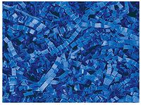 NWAMR-ZF10RO Royal Blue Crinkle Cut Paper Shred 10 lb ~ Spring-fill Shred