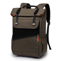 WindTook Laptop Backpack for Women and Men Travel Computer Bag School College Daypack Suits 15.6 Inch Notebook (WT6301 Coffee)