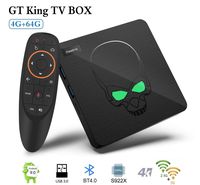 S922X TV Box, Android 9.0 TV Box, Beelink GT King tv Box Android 9.0 4gb ram 64gb, Amlogic S922X, Hexa-core, Support 2.4G 5.8G WiFi BT 4.1 4K 60fps 2.4G Voice Remote Control