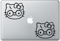 Hello Kitty Harry Potter HenryDecalZD0701 Set Of Two (2x) , Decal , Sticker , Laptop , Ipad , Car , Truck