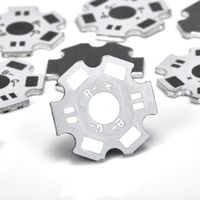 Chanzon 25pcs 1W 3W 5W LED Heat Sink (4 pin White) Aluminum Base Plate Panel PCB Circuit Board Substrate 20mm Star DIY Heatsink Cooling for RGB COB High Power LED Chips Lamp Beads 3 Watt