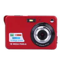Mini Digital Camera, 1080P HD 2.7" LCD Screen 8X Digital Zoom 18MP 30fps Video Camera for Kids Children Gift(Red)