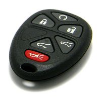 OEM Electronic 6-Button Key Fob Remote Compatible With Cadillac Chevrolet GMC (FCC ID: OUC60221 / OUC60270, P/N: 22951510)