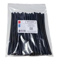 Buy Auto Supply # BAS13802 (25 Count) Black 3:1 Heat Shrink Tubing Dual Wall Adhesive Lined, Automotive & Marine Grade - Size: I.D 1/4" (6.4mm) - 6 Inch Sections