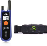 DOG CARE Dog Training Collar - Dog Shock Collar for Dogs w/3 Training Modes, Beep, Vibration and Shock, 100% Waterproof Training Collar, Up to 1000Ft Remote Range, 0-99 Shock Levels Dog Training Set