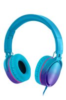 RockPapa Over Ear Stereo Foldabe Headphones Adjustable, Noise Isolating, Heavy Deep Bass, Folding Headsets with Microphone 3.5mm for Smart Phones Tablets Computers MP3/4 DVD Gradient Blue