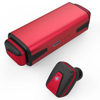Wireless Bluetooth Earbuds. CNRED True Wireless Bluetooth 5.0 Headphones with Microphone, 12hr Playtime, HD Stereo Sound. Built-in Mic Sports Earphones with Portable Charging Case for Running ...