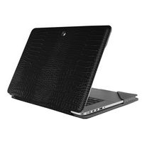 Fintie MacBook Pro 15 Retina Folio Case Sleeve, Premium PU Leather Protective Book Cover for MacBook Pro 15.4" with Retina Display (A1398), [NOT Fit Non-Retina MacBook Pro 15 A1286], Cro-Black