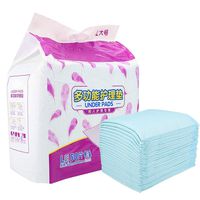 Disposable Adult Care Mats, 50Pcs 60 x 90cm Adult Diapers Bed Underpads L Size for Elderly and Maternal