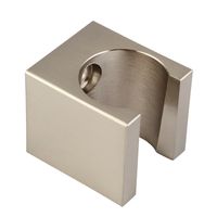 Handheld Shower Head Holder, Angle Simple Brass Shower Handle Holder, Bidet Sprayer Holder, Shower Head Bracket, Hand Held Shower Wand Holder, Shower Arm Holder Wall Mount, Brushed Nickel