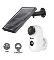 Battery Security Camera Wireless Solar Powered Wireless IP Camera 2 Way Audio Microphone and Motion Alarm Supported (M-A3S)