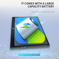 Ever Lustre 13.3 Inch 4K Touch Portable Game Monitor with Type-C HDMI Input Build-in Batteries UHD Display for PS4 Switch Pro Xbox (Battery Monitor+Stand)