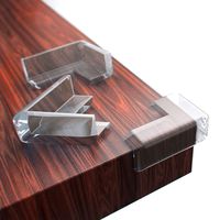 Clear Edge Bumpers (12-Pack) Corner Protectors for Baby Safety from Table Corners, Best High Resistant Furniture Corner Bumper, Child Proof Rubber Cabinet Cushion Cover, Plastic Covers by Skyla Homes