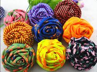 10pcs Mix Polyester Ribbon Flowers Appliques Wedding Sewing Crafts